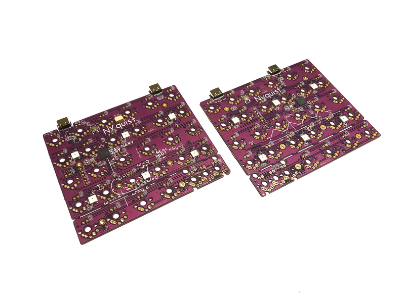 Nyquist/Levinson Keyboard Rev. 3.5 PCBs - 60%/40% Split Ortholinear